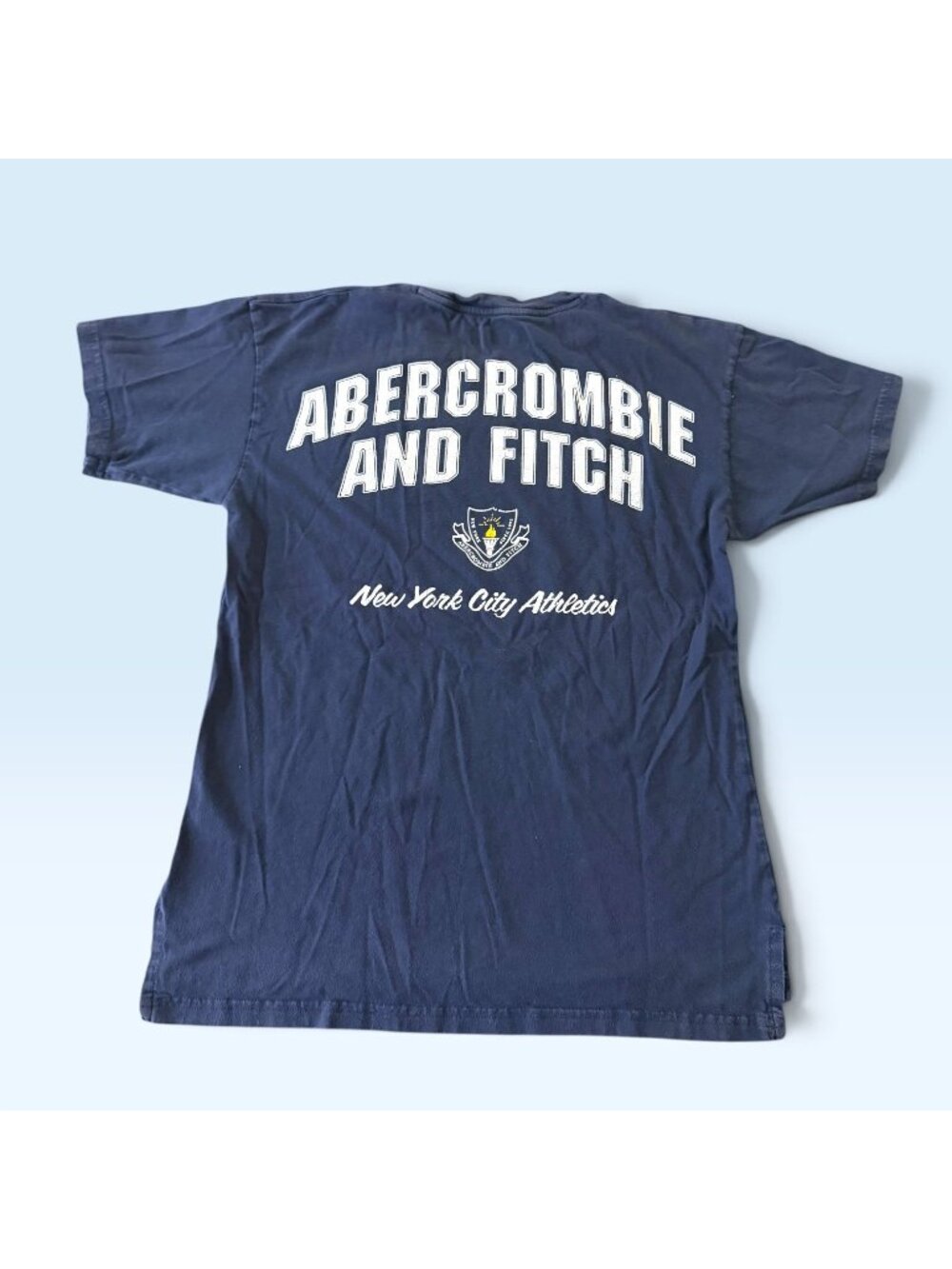 Abercrombie Kids Boys 15/16 Sports and Rec Navy Blue Graphic Tee